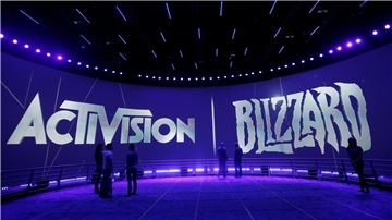 Der Stand von Activision Blizzard auf der Electronic Entertainment Expo. Microsoft muss sich bei der Übernahme des Videospiele-Riesen Activision Blizzard auf längere Untersuchungen in Großbritannien einstellen.