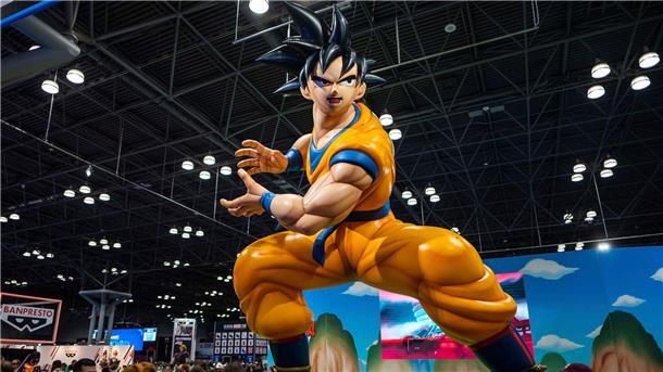 Star-Manga-Zeichner Toriyama gestorben Der Stand von Dragon Ball Z bei der New York Comic Con.