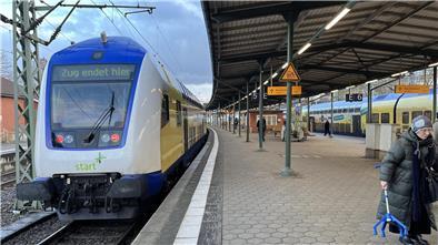 Start Unterelbe Zug 