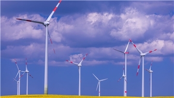 Der Strom durch Windkraftanlagen belief sich zum Jahresbeginn auf einen Gesamterzeugungsanteil von 32,2 Prozent.