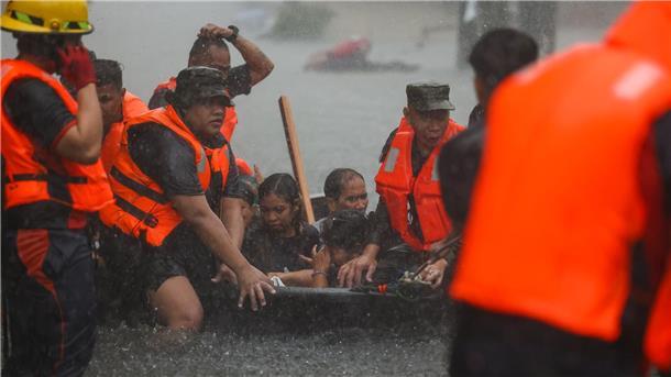 Taifun „Gaemi“: Mehr als 30 Tote auf den Philippinen Der Taifun hatte den Südwestmonsun noch verstärkt.