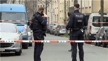 Der Tatort wurde von der Polizei abgesperrt.