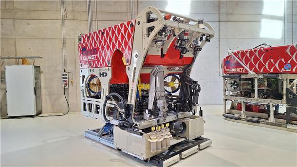 Der Tauchroboter „MARUM QUEST“ kann bis zu 5.000 Meter tief tauchen
