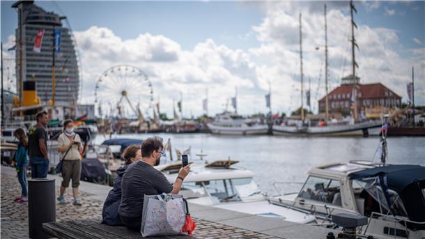 Neuer Hafen in Bremerhaven.