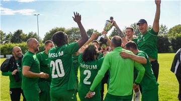 Der TSV Imsum ist der erste Sieger im Allianz NMS Blank Cup.