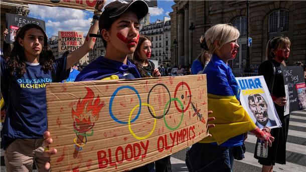 Der Ukraine-Krieg überschattet die Sommerspiele in Paris.