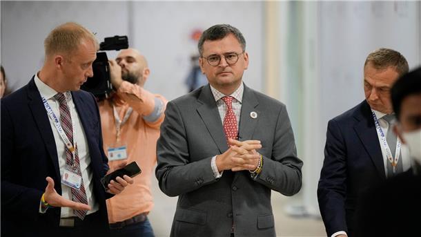 Der ukrainische Außenminister Dmytro Kuleba in Phnom Penh.