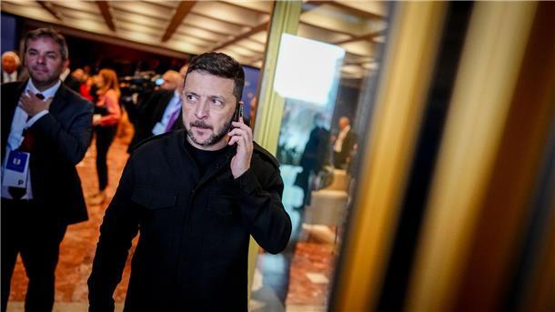 EU begleitet Ukraine-Verhandlungsstart mit Sanktionsdrohung Der ukrainische Wolodymyr Selenskyj zeigte sich in Albanien wenig optimistisch.