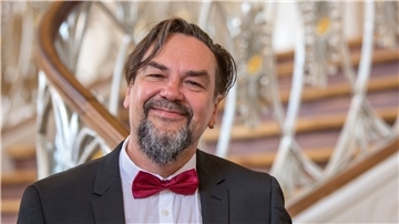 Der ukranische Schriftsteller Juri  Andruchowytsch wird mit dem Heine-Preis 2022 der Stadt Düsseldorf ausgezeichnet.