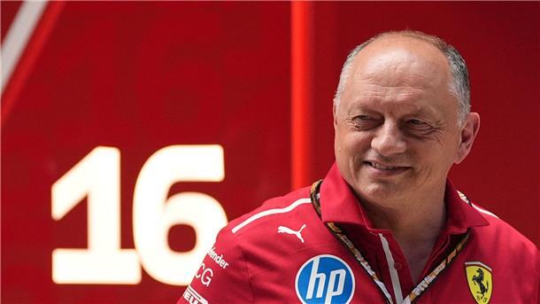 Neuer Vertrag für Ferrari-Teamchef Vasseur Der Vertrag von Ferrari-Teamchef Frederic Vasseur wird um mehrere Jahre verlängert.