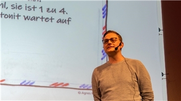 Der Vorjahresgewinner Dr. Maximilian Pérez Prada wird am 23. November den achten Science Slam eröffnen.
