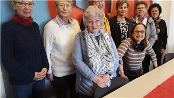 Der Vorstand der SPD-Frauen (von links): Uschi Wilkens, Antje Göbel, Frauke Sommer, Edeltraut Spreen, Gisela Hülsebusch, Anja Hülsebusch, Heidi Brunßen und Norma Müller.