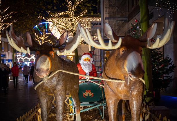Der Weihnachtsmarkt 2022 entlang der Fußgängerzone startet wieder.