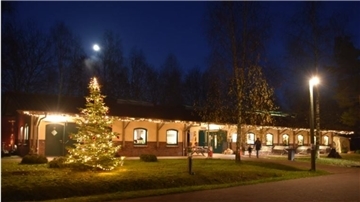 Der Weihnachtsmarkt an der Moorbahn bietet ein kleines Programm.