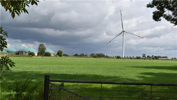 Der Windpark Isens besteht nach einem Repowering inzwischen nur noch aus einer großen Windkraftanlage.
