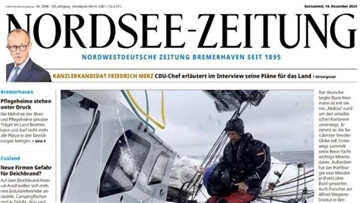 Der Zugriff aufs ePaper der Nordsee-Zeitung war am Wochenende zeitweise nicht möglich. Dieser Fehler ist behoben. Die Kunden können das ePaper wieder nutzen, müssen sich aber vorher einmal neu in ihrem Nutzerkonto anmelden.