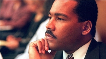 Dexter King, Sohn des verstorbenen Bürgerrechtsführers Martin Luther King Jr.