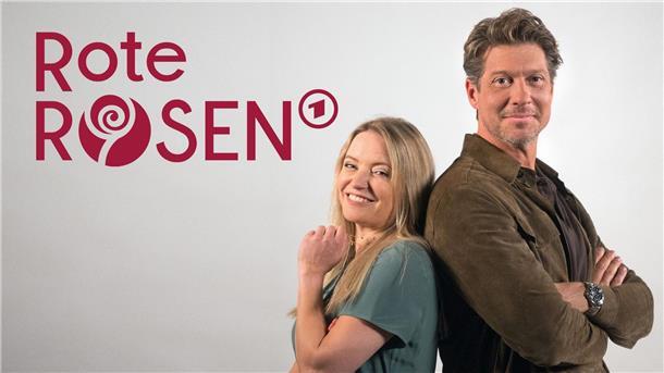 Staehly und Deyle als neues Paar der „Roten Rosen“ Diana Staehly und Sebastian Deyle werben für die 22. Staffel der Telenovela „Rote Rosen“.