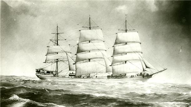 Bund der Steuerzahler fordert: „Najade“ muss sofort gestoppt werden Die 1888 auf der Geestemünder Tecklenborg-Werft gebaute "Najade" war ein als Vollschiff getakelter Dreimaster. Sie soll die gesunkene „Seute Deern“ ersetzen. Foto: Historisches Museum Bremerhaven