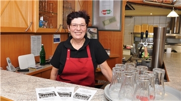 Eine Wirtin