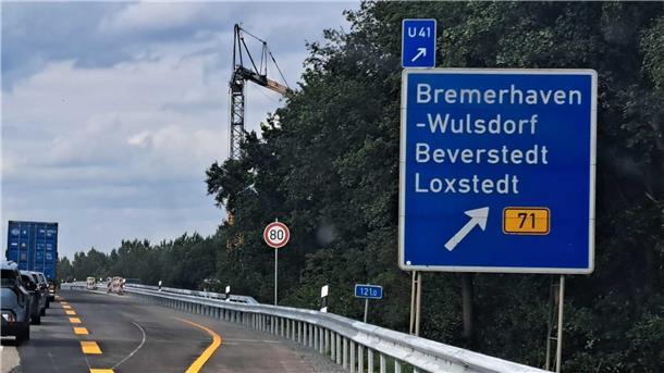 Die A27-Abfahrt in Bremerhaven-Wulsdorf Richtung Norden ist nun seit mehr als einem Jahr wieder frei. 