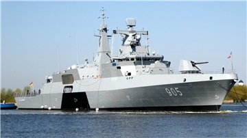 Die ägyptische Fregatte „Al Qahhar“ hat Bremerhaven verlassen 