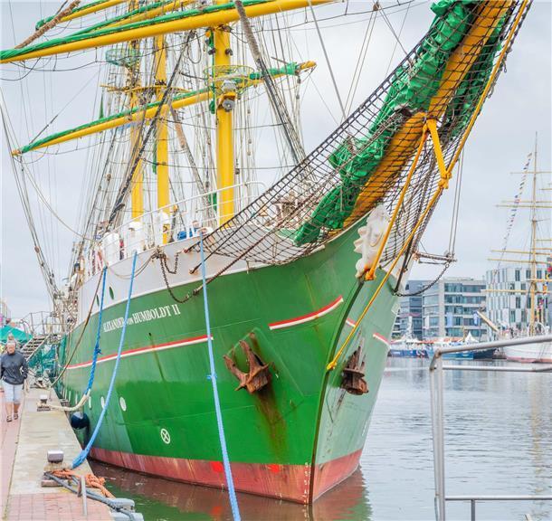 Die „Alexander von Humboldt II“ zählt zu den beeindruckendsten Schiffen bei den Maritimen Tagen.
