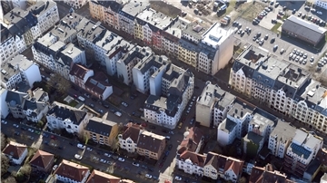 Luftansicht auf die "Alte Bürger".