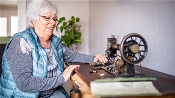 Die alte Pfaff Nr. 11 von ihrer Oma Anna Stemmermann ist ein Herzensstück von Traute Bresser.