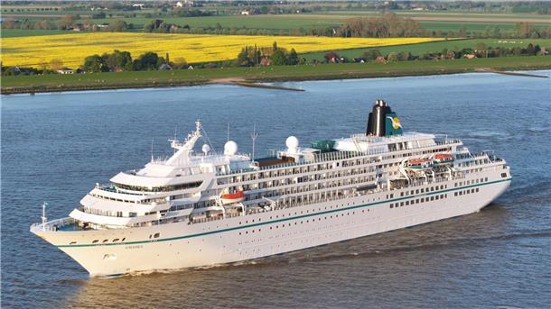 Kreuzfahrt: Diese Schiffe werden am Terminal in Bremerhaven erwartet Amadea Kreuzfahrtschiff wasser