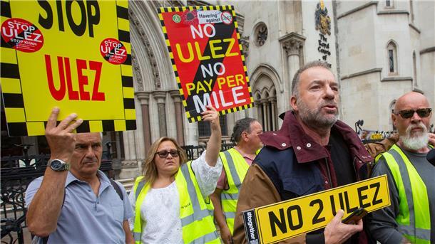 Die Ausweitung der Londoner Umweltzone stößt auf erheblichen Widerstand.