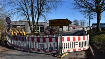 Baustellenabsperrung