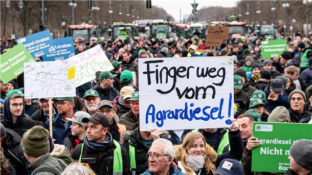 Bauerndemo in Berlin