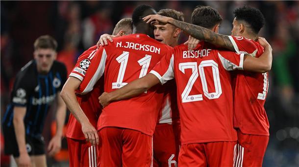 71 Treffer: Torreichster Spieltag in der Champions League Die Bayern hatten gegen Brügge viel zu jubeln.