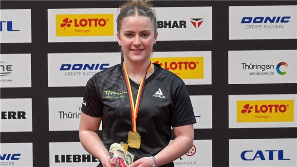 Die Beverstedterin Mia Griesel gewann bei den deutschen U19-Meisterschaften und den Titelkämpfen der Damen und Herren insgesamt fünf Medaillen.