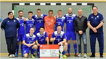 Die Fußballmannschaft der Leher TS.