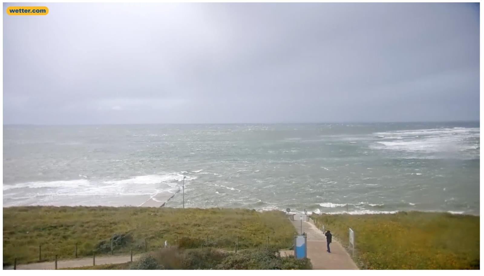 Die Brandung vor Borkum.