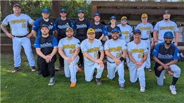 Die Baseballer der Spielgemeinschaft Bremerhaven Bandits/Stade Black Sox