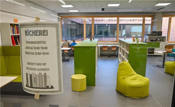Die Bücherei im Schulzentrum an der Hamburger Straße. 