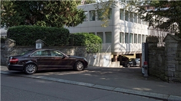 Die Büros der Gazprombank in Zürich.