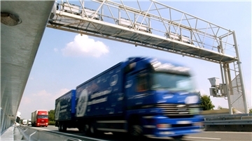 Lkw auf der Autobahn