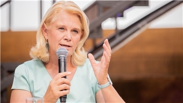 Die CDU-Bundestagsabgeordnete Saskia Ludwig hat an einer Veranstaltung einer rechten Denkfabrik in Ungarn teilgenommen. (Archivbild)