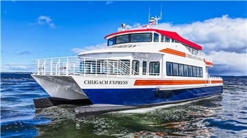 Die „Chugach Express“ ist seit Kurzem im Einsatz Prince William Sound in Alaska.