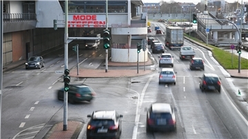 Die Columbusstraße ist immer wieder in der Diskussion. Foto Scheschonka
