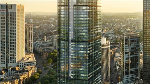 Die Commerzbank mietet 52 Etagen im neuen Central Business Tower ab 2028. (Handout)