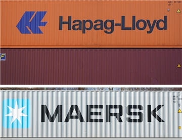 Die Containerreedereien Hapag-Lloyd und Maersk haben eine Zusammenarbeit vereinbart - und versprechen mehr Ladung für Bremerhaven.