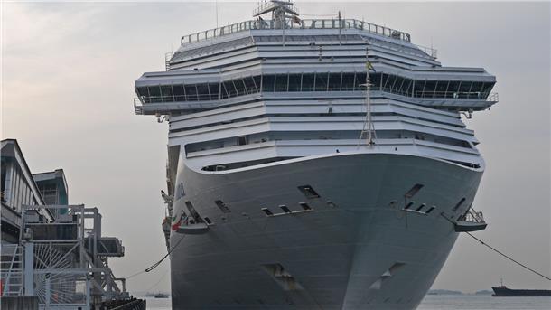 Das italienische Kreuzfahrtschiff Costa Fortuna