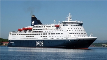 Die „Crown Seaways“ ist zwischen Norwegen und Dänemark unterwegs.