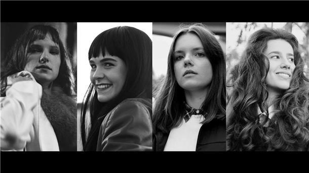 Junge Langenerin als Mordopfer in Kinofilm Die Darstellerinnen des Films sind in die Rollen der Mordopfer geschlüpft. Alle waren dunkelhaarig. Alina Peters (zweite von rechts) spielt Marlies Hemmers.