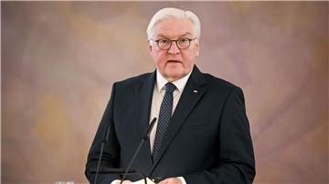 Die Demonstrationen der vergangenen Wochen hätten Zeichen gesetzt, meint Bundespräsident Frank-Walter Steinmeier.